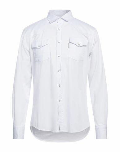 Primo Emporio Man Shirt White Cotton, Elastane Cover