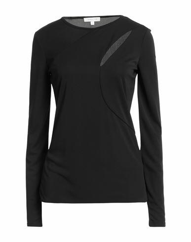 Patrizia Pepe Woman Top Black Polyester Cover