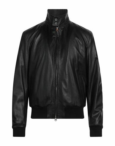 Stewart Man Jacket Black Lambskin, Cotton, Acetate, Polyester, Elastane Cover