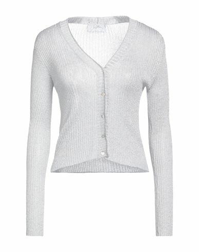 Soallure Woman Cardigan Light grey Viscose, Polyester, Polyamide Cover