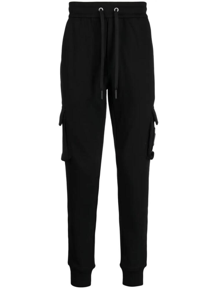 Moose Knuckles cargo-pockets cotton track pants - Black Cover