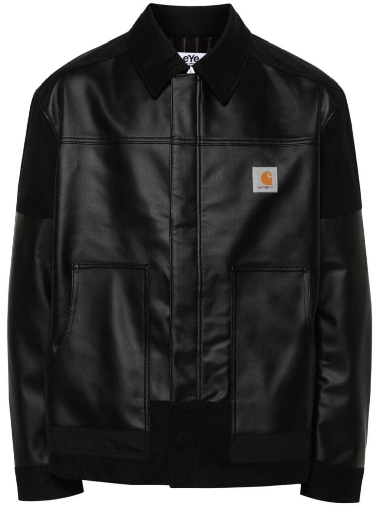 Junya Watanabe MAN x Carhartt panelled-design jacket - Black Cover