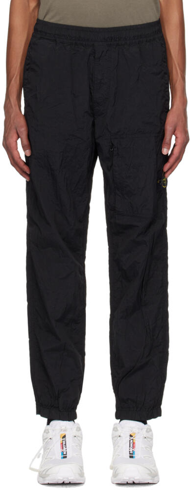 Stone Island Black Nylon Metal Sweatpants Cover