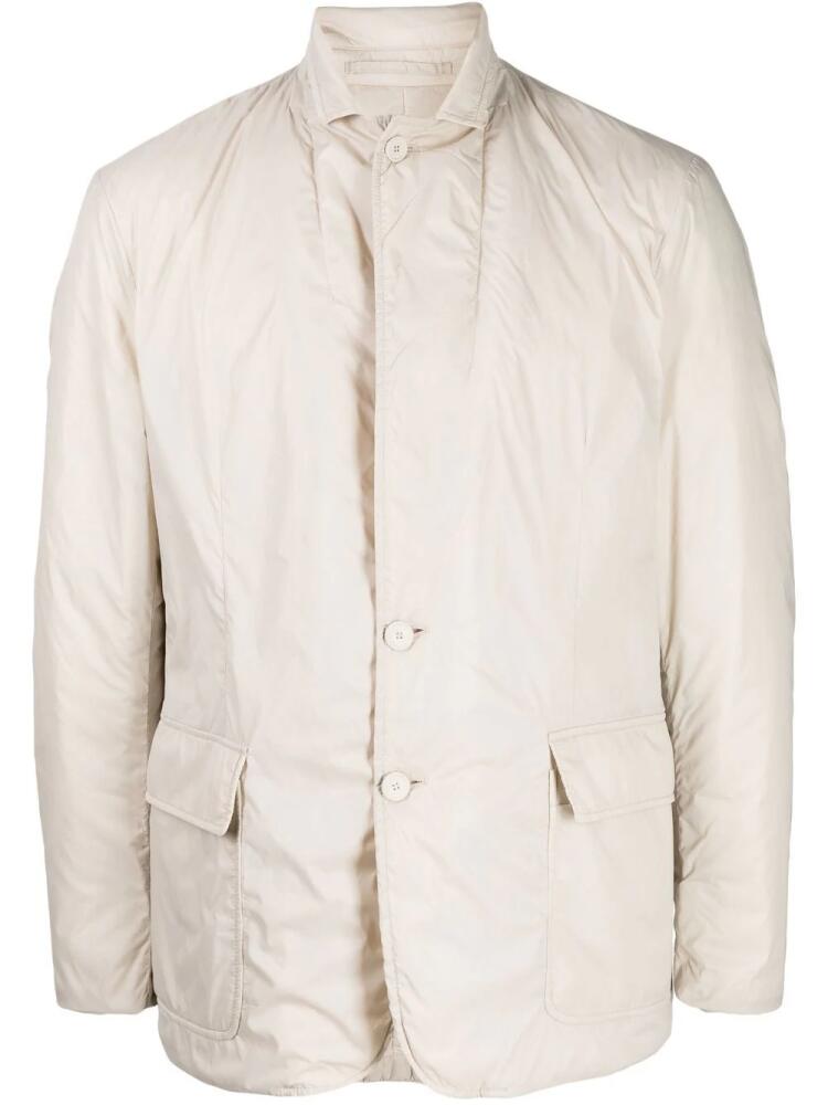 Man On The Boon. lightweight padded jacket - Neutrals Cover