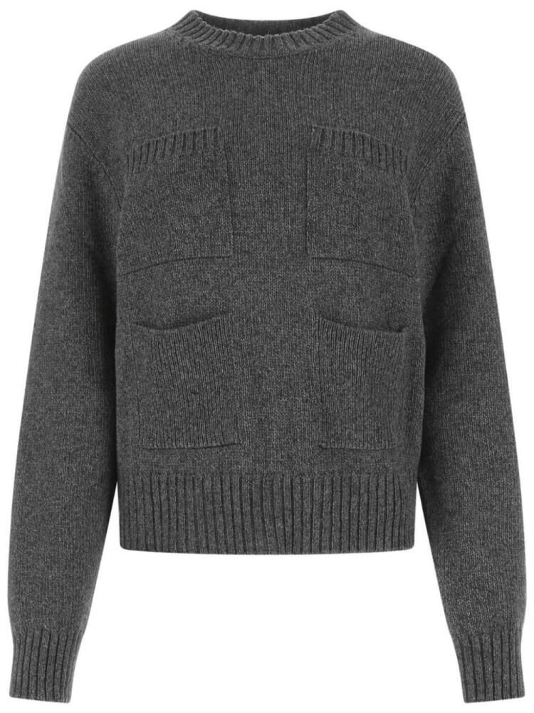 Jil Sander multiple-pocket jumper - Grey Cover