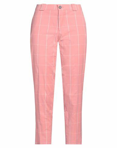 Berwich Woman Pants Pastel pink Cotton, Elastane Cover