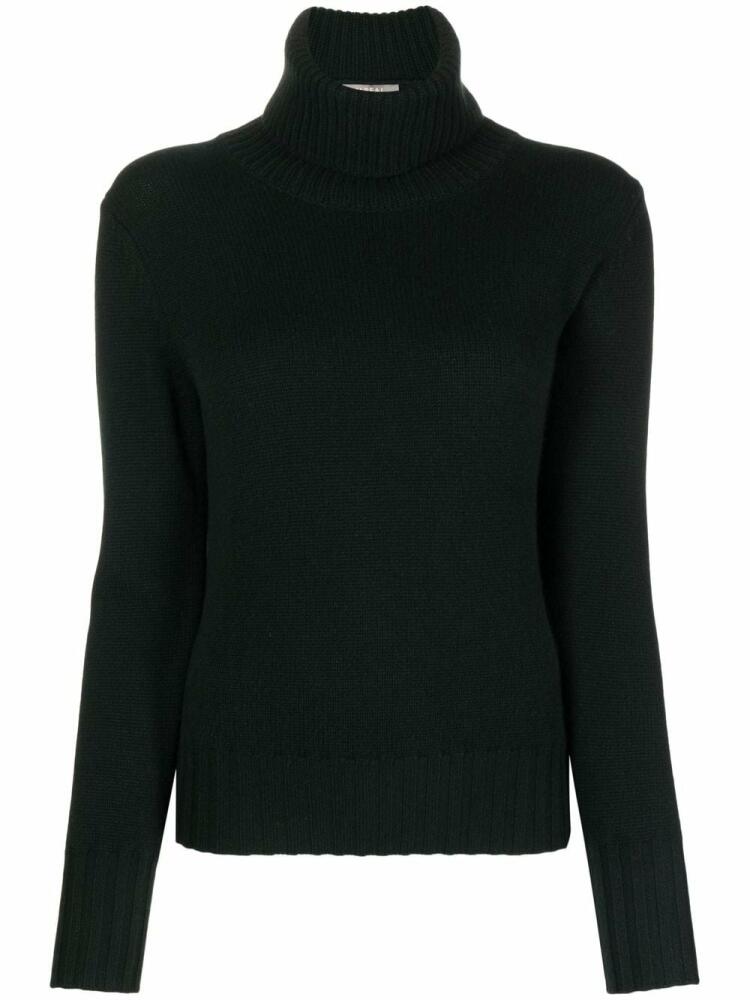 N.Peal chunky roll-neck organic cashmere jumper - Black Cover