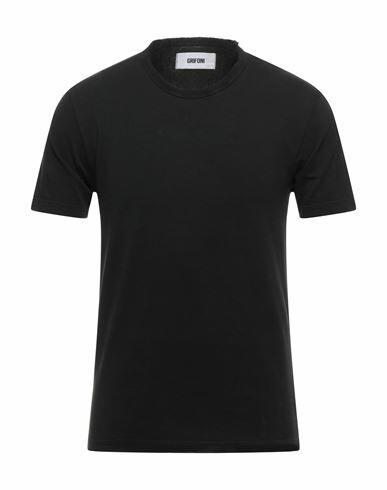 Grifoni Man T-shirt Black Cotton Cover