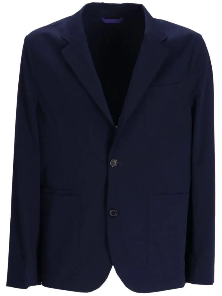 PS Paul Smith seersucker patch-pocket blazer - Blue Cover