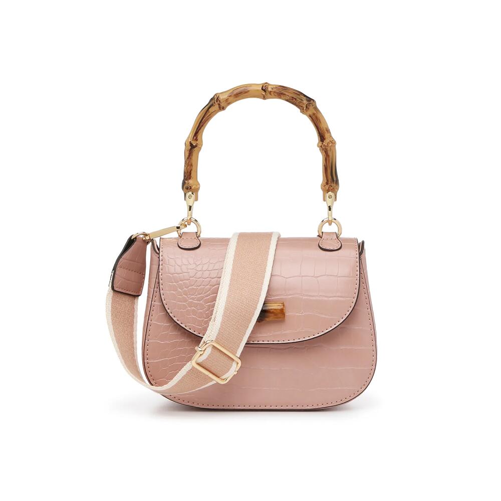 Kelly & Katie Bamboo Handle Crossbody | Women's | Light Pink Cover