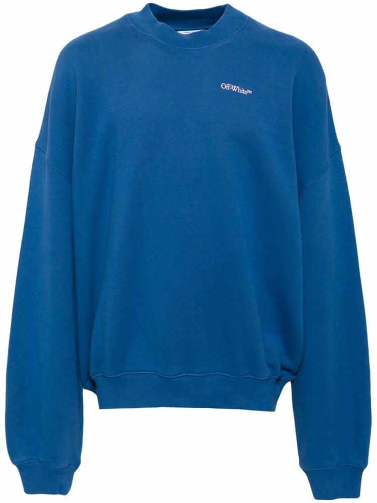 Off-White vanish arrow over sweatshirt - Blue Cover