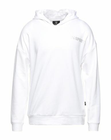 Plein Sport Man Sweatshirt White Colvera, Polyester Cover