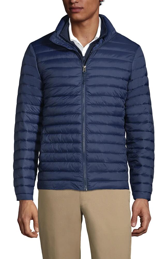 Lands' End School Uniform ThermoPlume Jacket in Classic Navy Cover