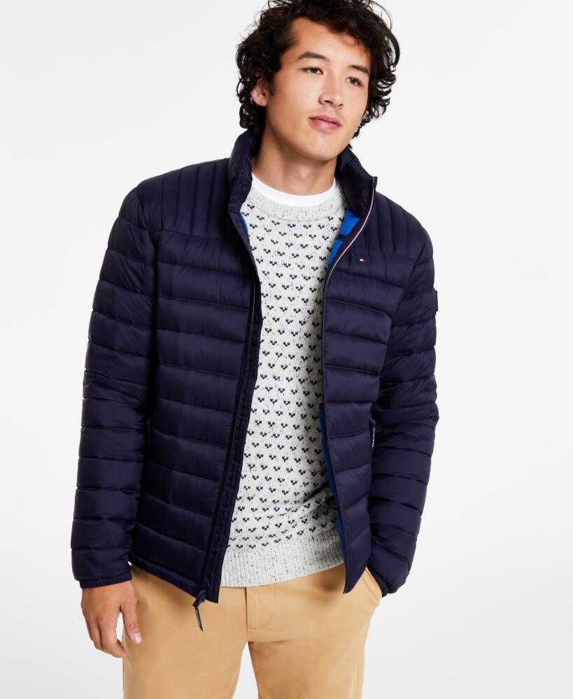 Tommy Hilfiger Men's Packable Quilted Puffer Jacket - Midnight Cover