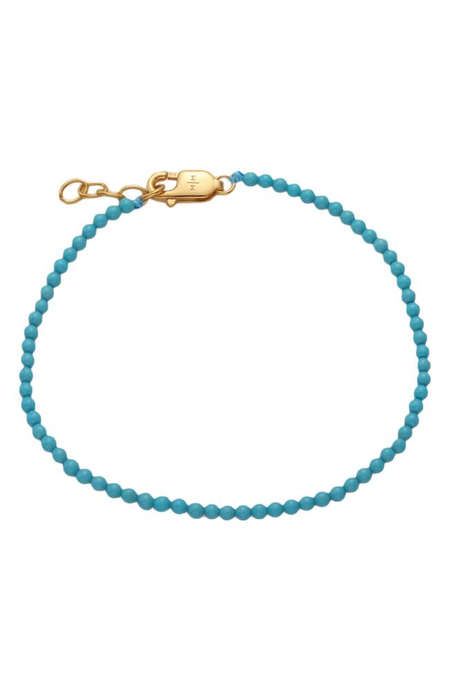 MADE BY MARY Turquoise Bracelet in Turquoise/Gold Cover