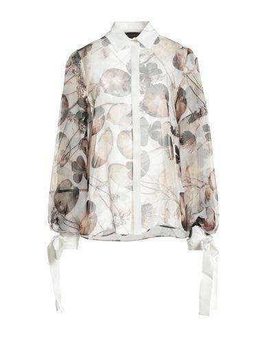 Trussardi Woman Shirt White Silk Cover