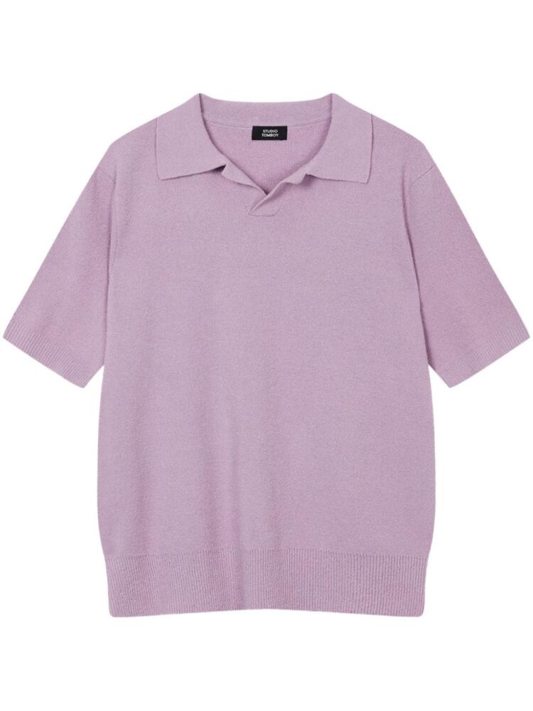 STUDIO TOMBOY knitted polo t-shirt - Pink Cover