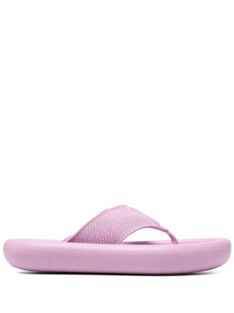 Stella McCartney Air platform flip flops - Purple Cover