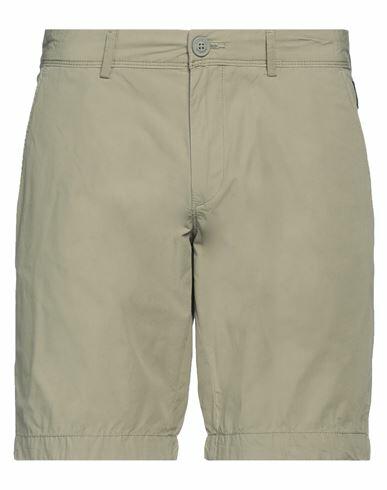 Napapijri Man Shorts & Bermuda Shorts Military green Cotton Cover