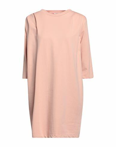 Kate By Laltramoda Woman Mini dress Blush Cotton, Elastane Cover