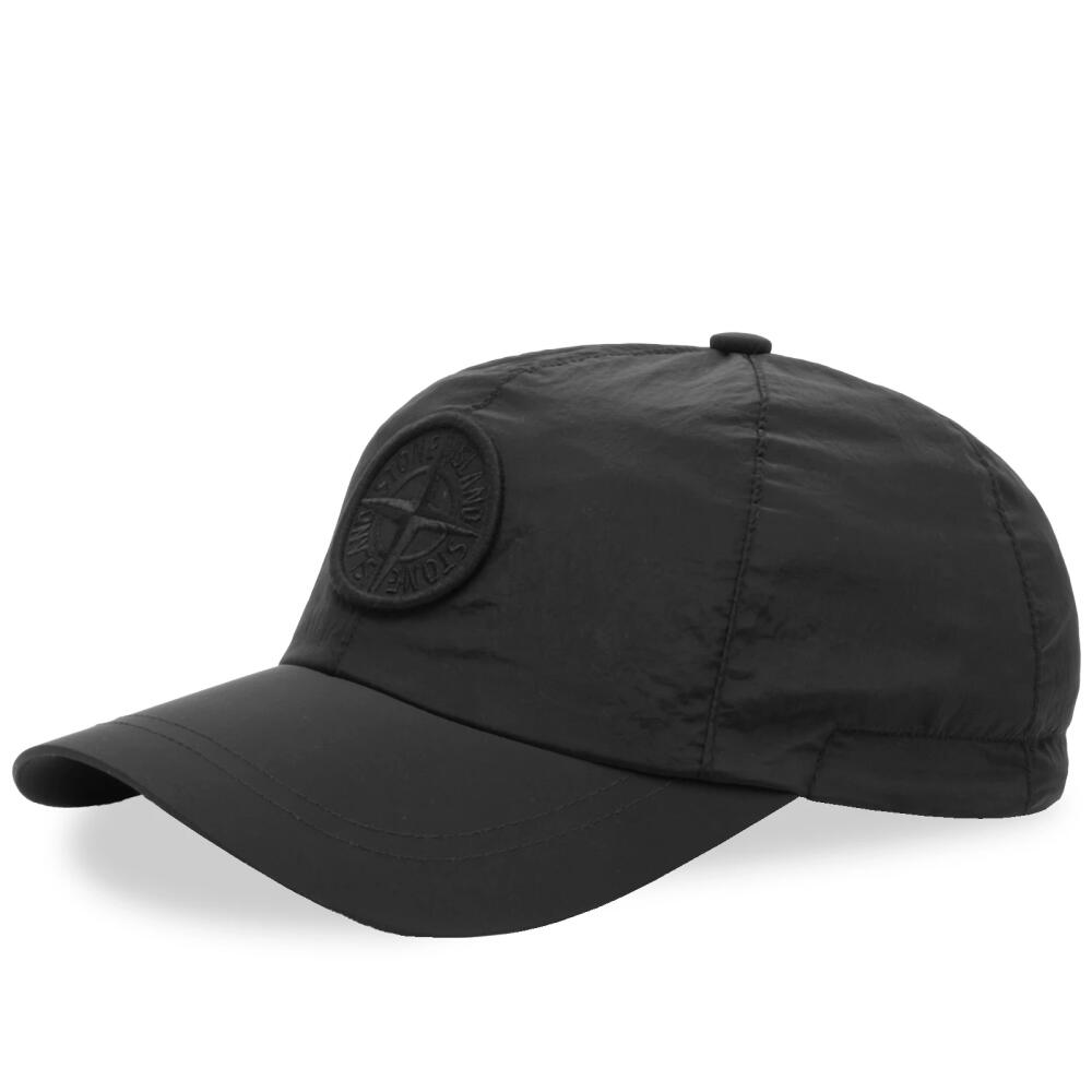 Stone Island Men's Nylon Metal Cap in Black Cover