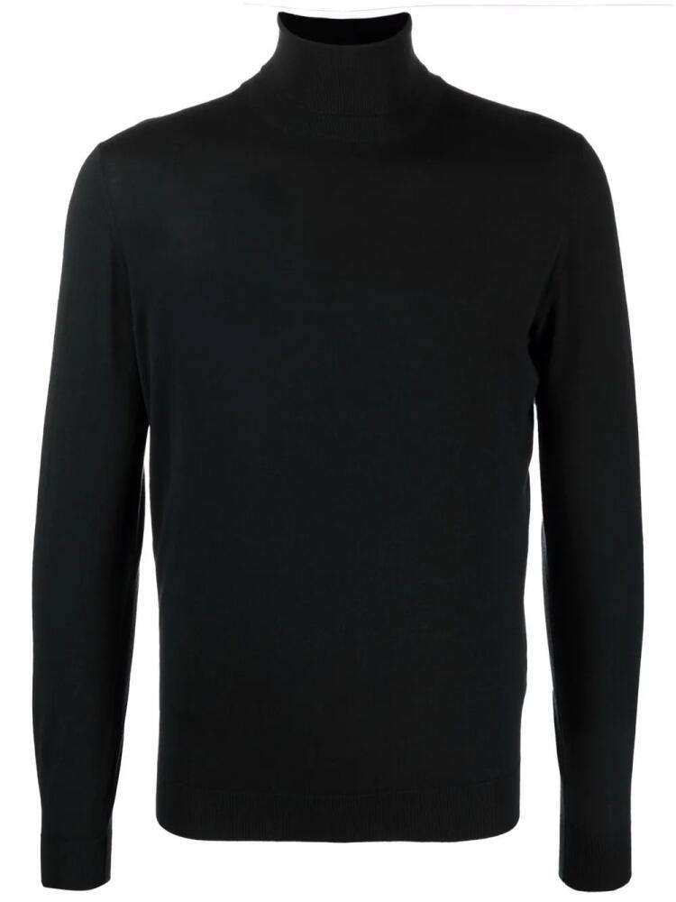 Dell'oglio roll-neck merino jumper - Black Cover