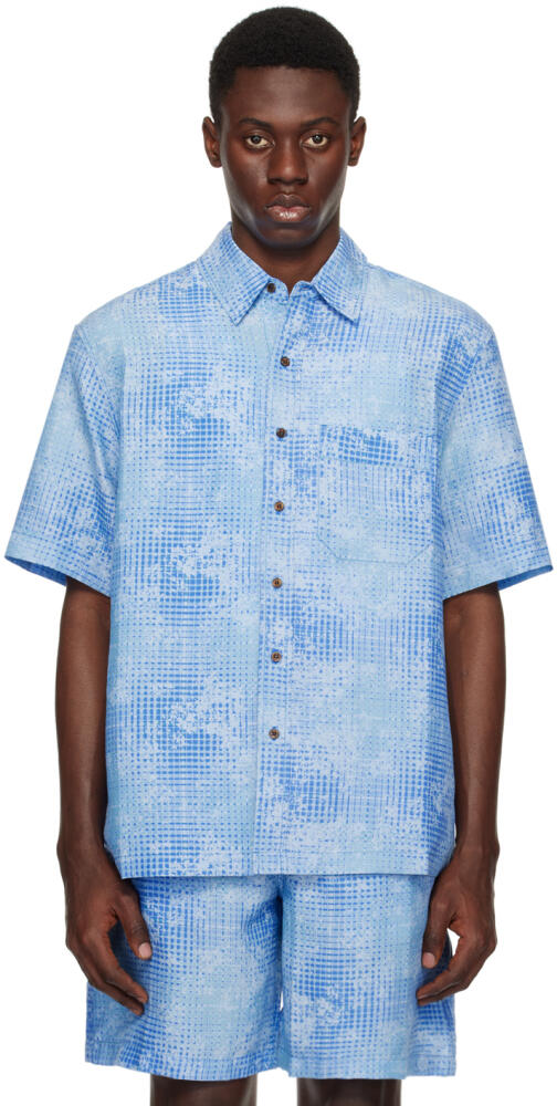 CDLP Blue Check Shirt Cover