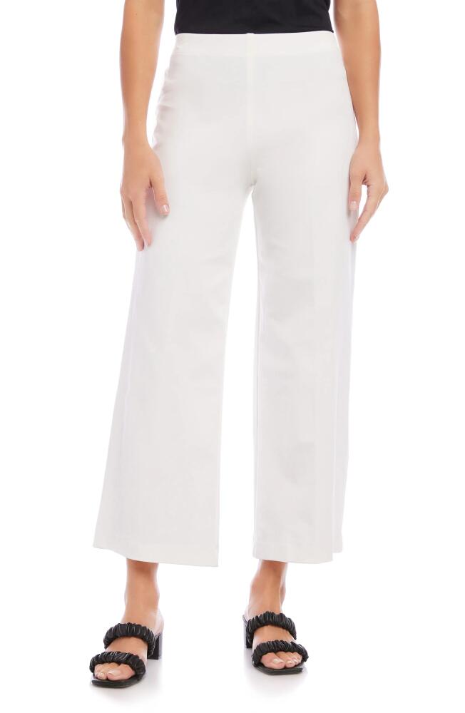 FIFTEEN TWENTY High Waist Crop Wide Leg Pants in Off White Cover