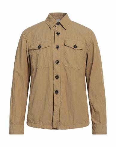 Manuel Ritz Man Shirt Camel Cotton, Polyamide Cover