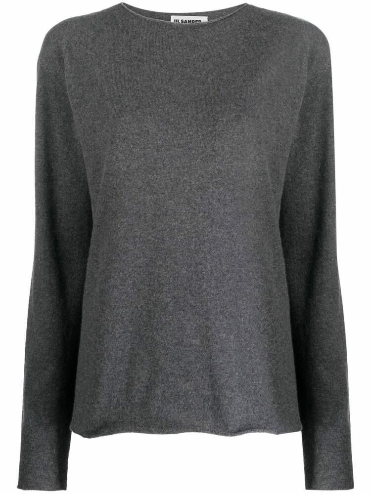 Jil Sander crew-neck cashmere jumper - Grey Cover