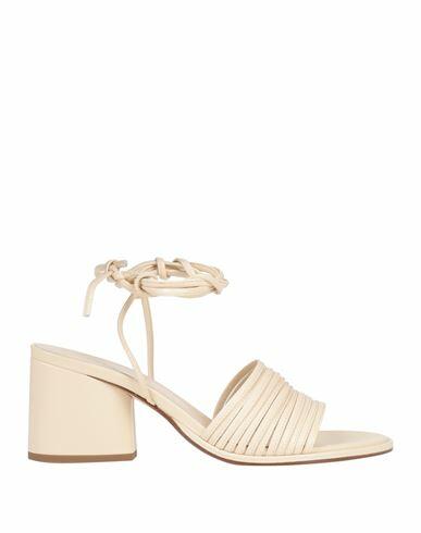 Aeydē Woman Sandals Ivory Soft Leather Cover