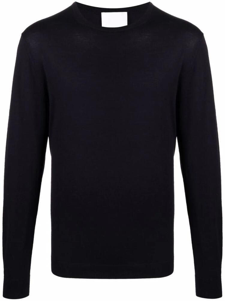 Allude fine-knit virgin-wool jumper - Blue Cover