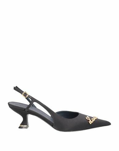 Lanvin Woman Pumps Black Silk Cover