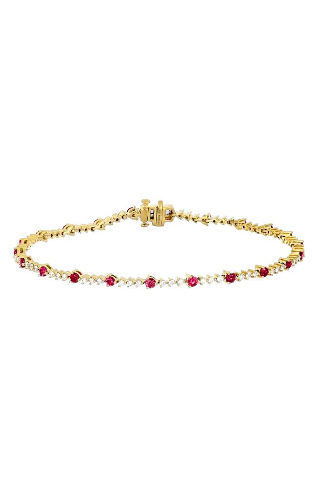 Bony Levy El Mar Ruby & Diamond Tennis Bracelet in Rose Gold/Ruby Cover