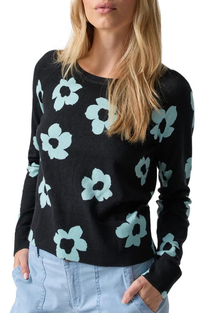 Sanctuary All Day Long Sweater in Aqua Flowe Cover