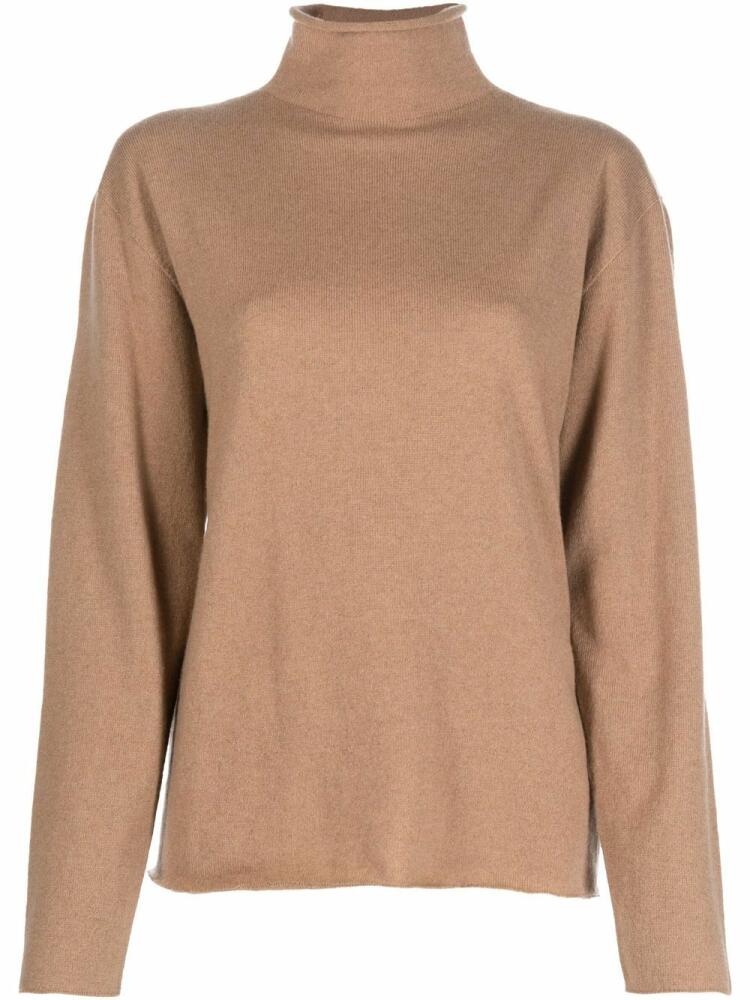 Jil Sander mock-neck knitted jumper - Neutrals Cover