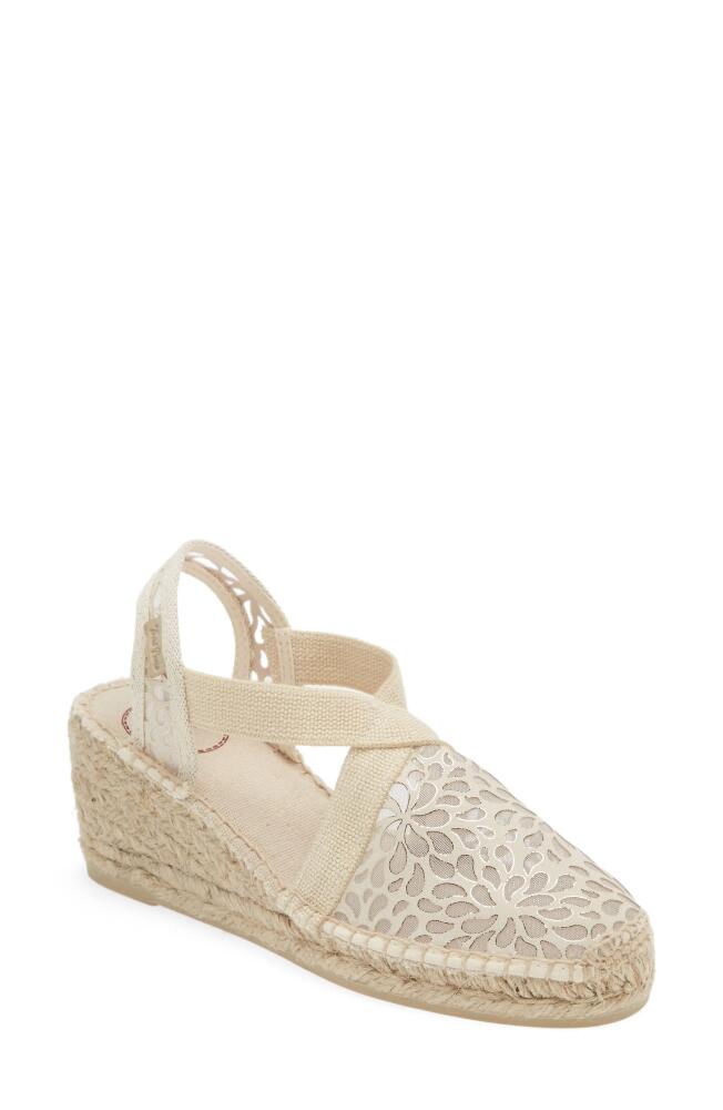 Toni Pons Terra Wedge Espadrille Sandal in Cru/Ecru Cover