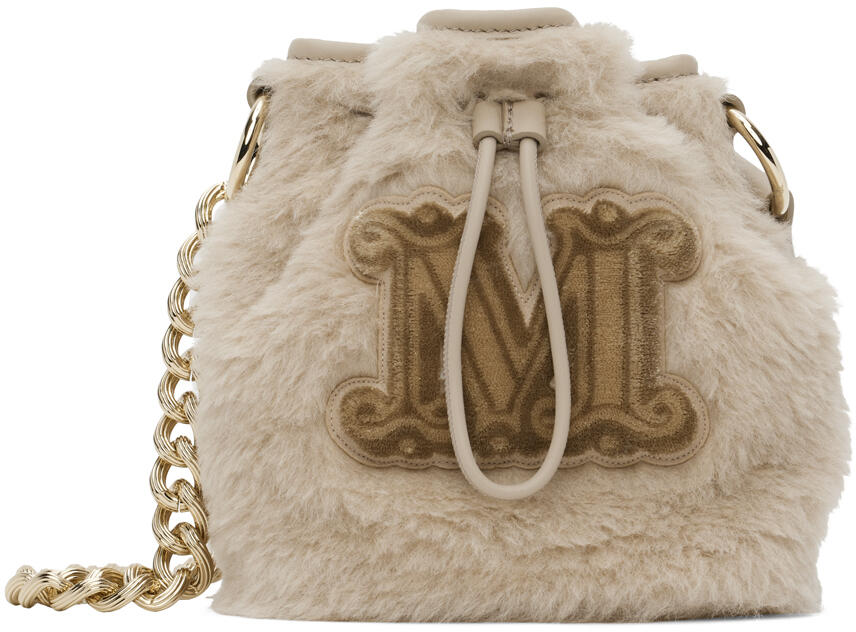 Max Mara Beige Teddy Bucket Bag Cover