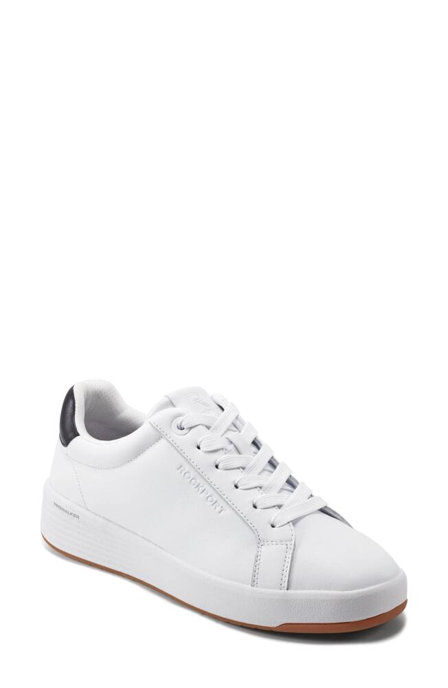 Rockport Elara Leather Sneaker in White Cover