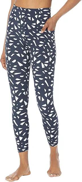 Sweaty Betty Super Soft 7/8 Yoga Leggings (Navy Blue Mini Vintage Seed Print) Women's Clothing Cover