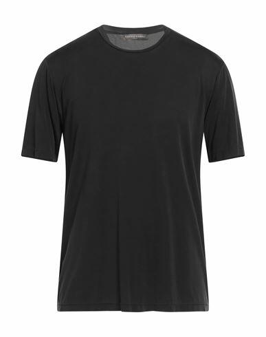 Daniele Fiesoli Man T-shirt Black Cupro, Elastane Cover