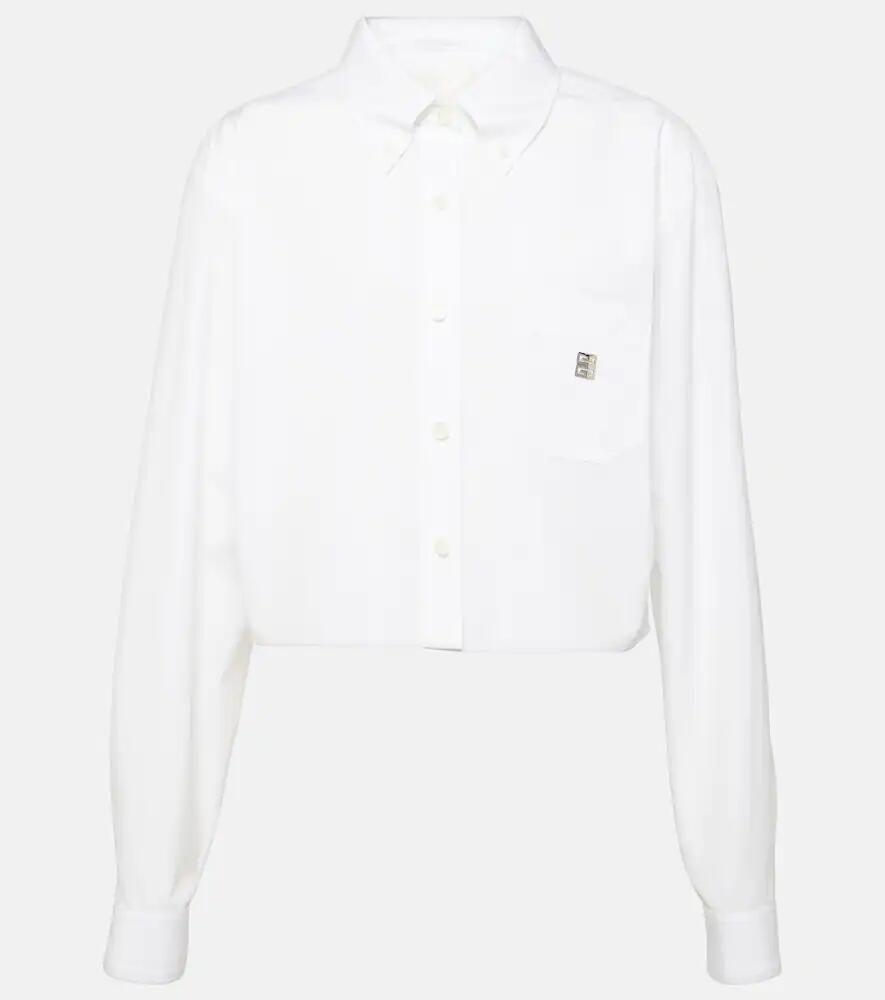 Givenchy Cropped cotton poplin shirt Cover