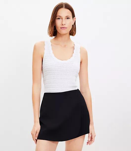 Loft Petite Crepe Skort Cover