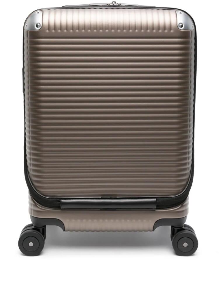 FPM Milano Spinner 53 front-pocket luggage - Brown Cover