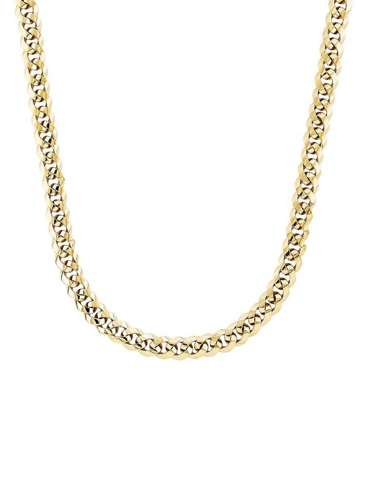 Saks Fifth Avenue Made in Italy Men's 14K Yellow Gold Curb Chain Necklace/24" Cover