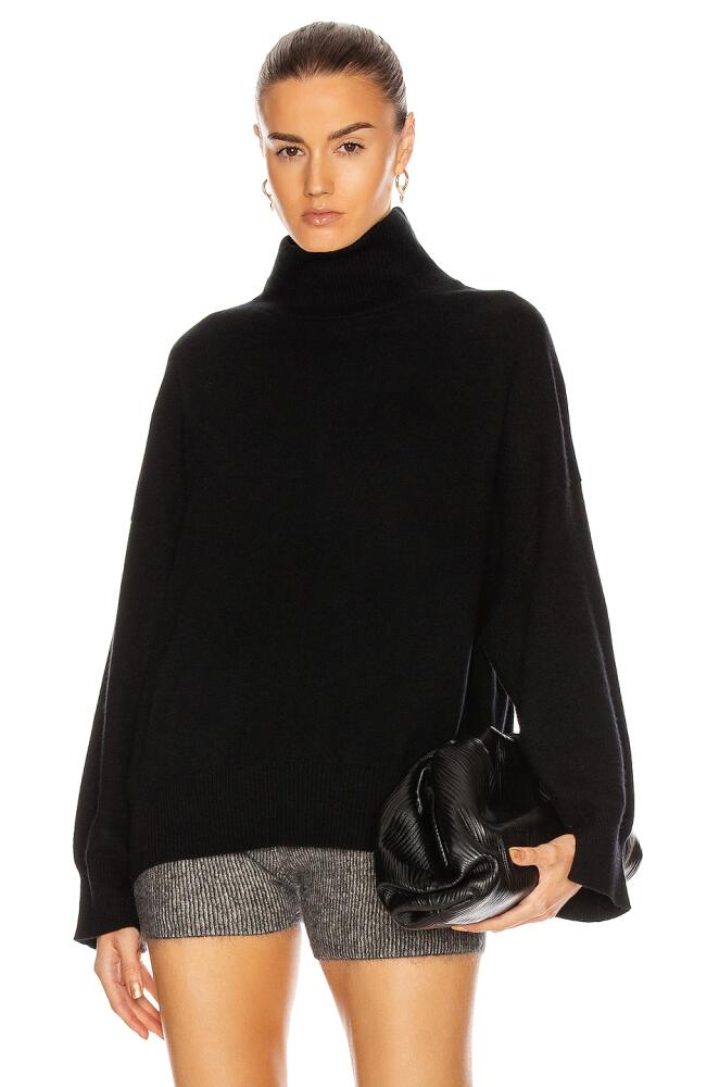 Loulou Studio Murano Cashmere Sweater in Black Cover