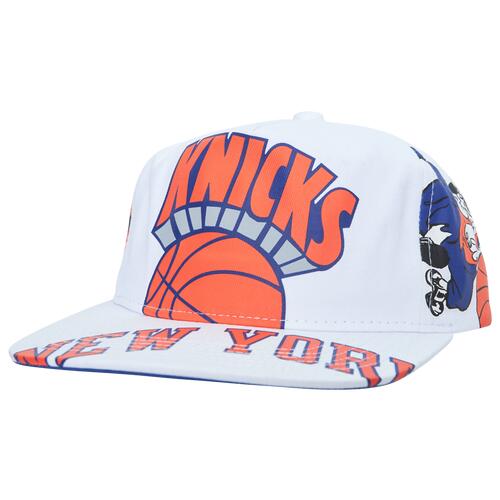 Mitchell & Ness Knicks In Your Face Deadstock Snapback - Mens Blue/White Cover