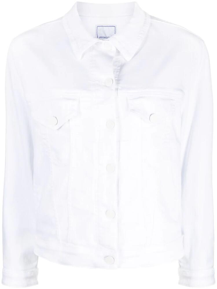 Jacob Cohën long-sleeve denim jacket - White Cover