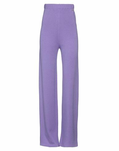 No-nà Woman Pants Light purple Viscose, Polyester, Polyamide Cover