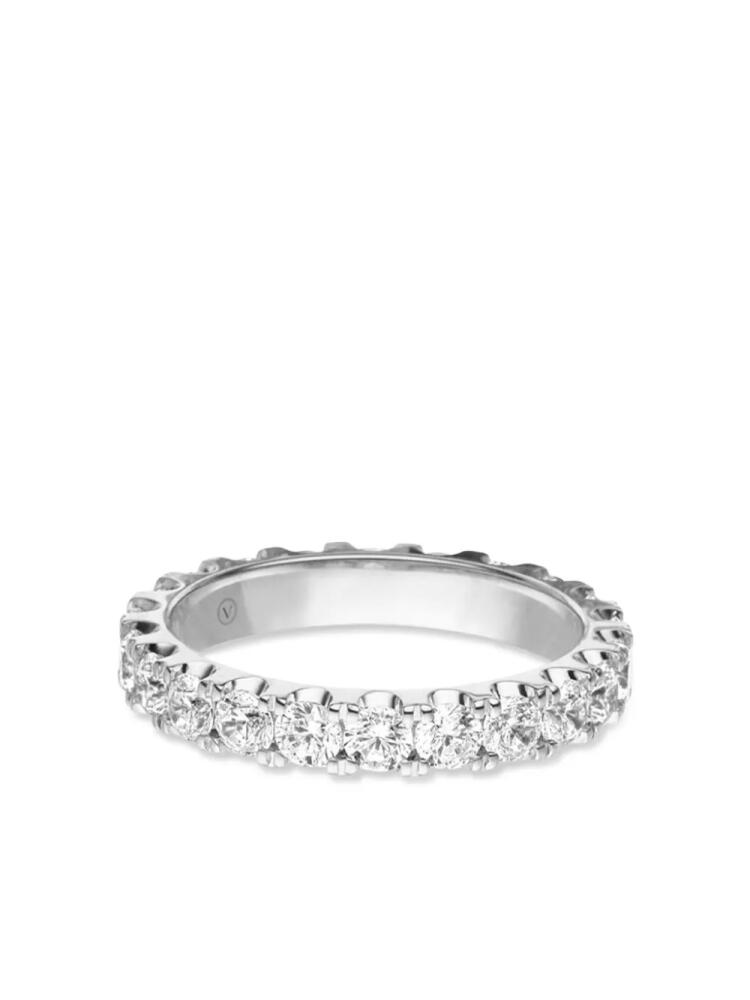 VEYNOU 18kt white gold Memory diamond ring - Silver Cover